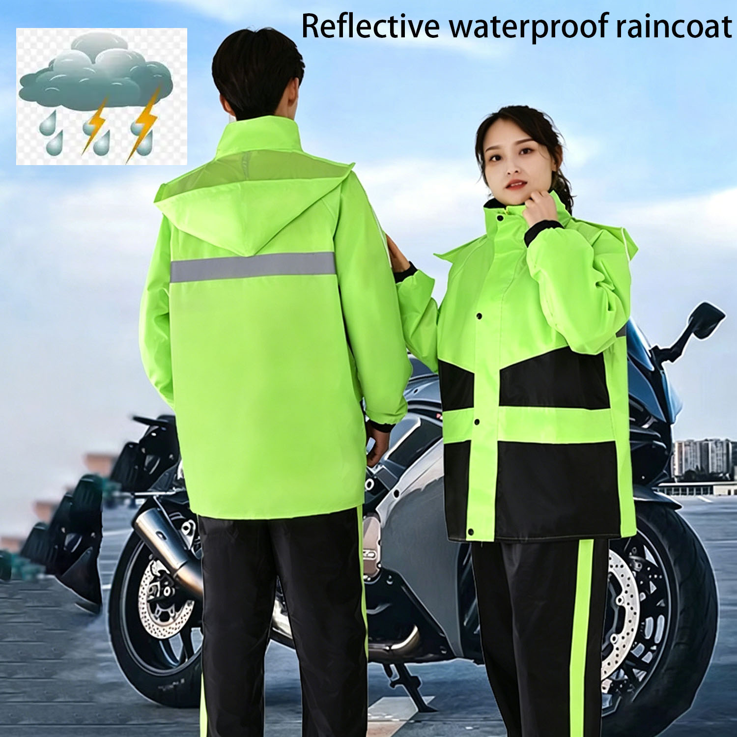 Motorcycle Gear For Women - 오토바이 레인코트 남녀공용 방수 레인기어 레인자켓