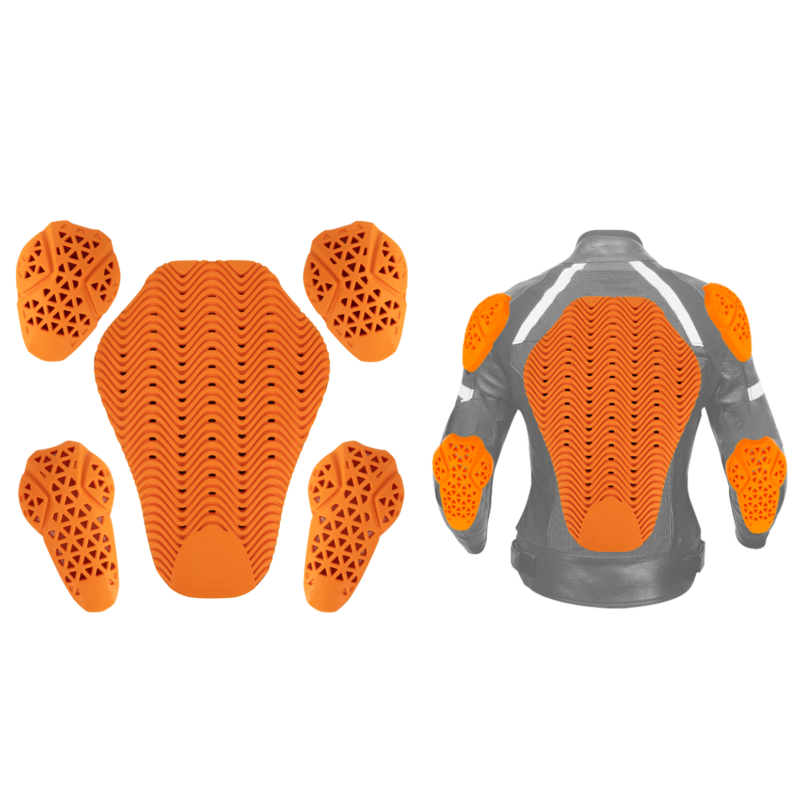 Chest Protector Armor - CE 레벨 2 오토바이 아머 재킷