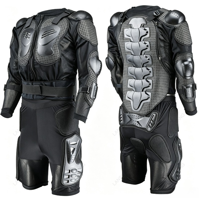 Motorcycle Gear Full Suit - 오토바이 보호 재킷 바지 세트 낙상