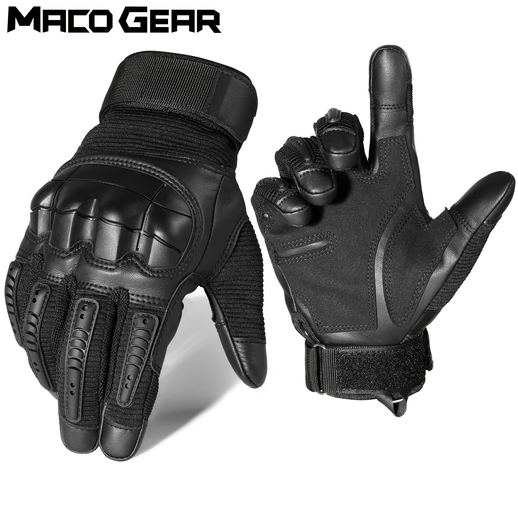 Motorcycle Gear Cycle - 터치 스크린 PU 가죽 전술 장갑,