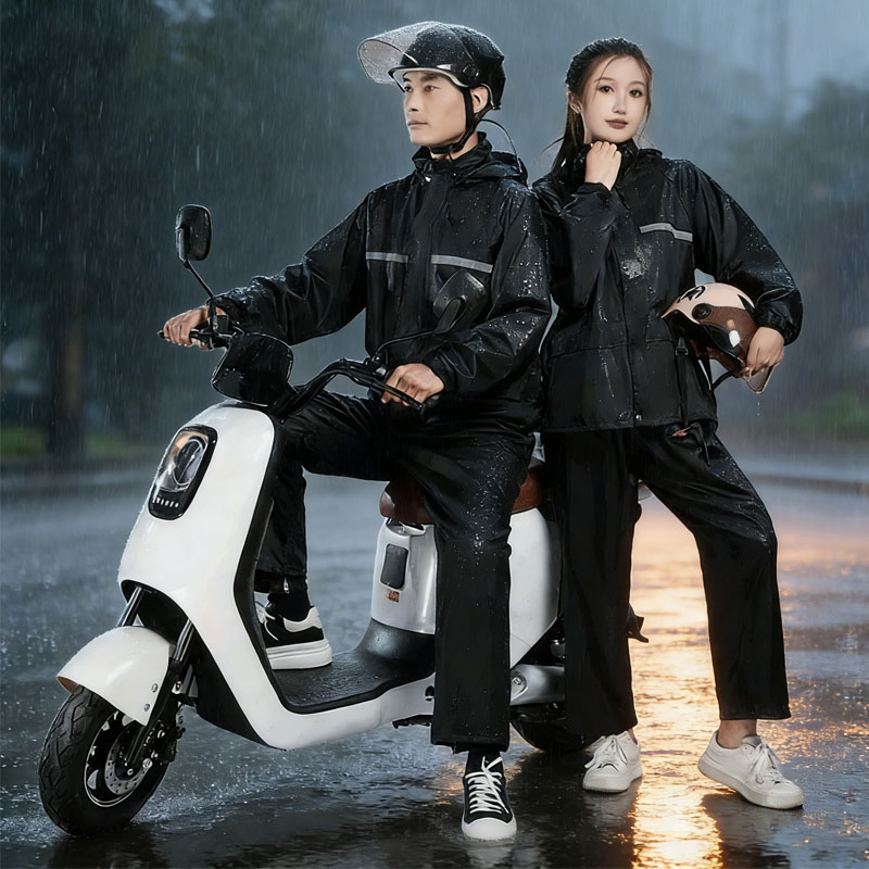 Motorcycle Gear Full Suit - 전신 폭풍 보호 반사 레인 슈트