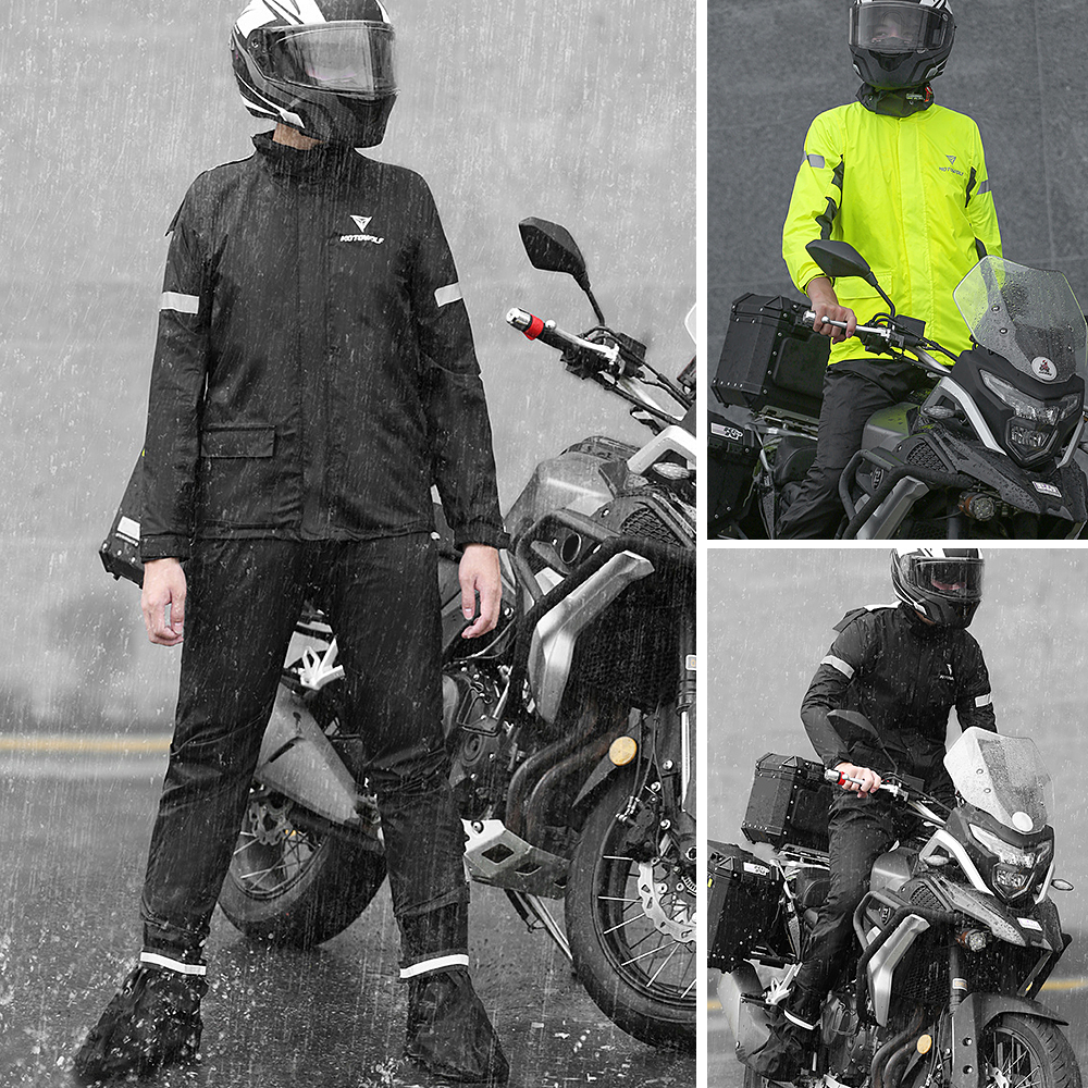 남성용 오토바이 레인슈트 야외 반사 방수 레인 재킷 및 - Motorcycle Gear Full Suit 리뷰 및 가격