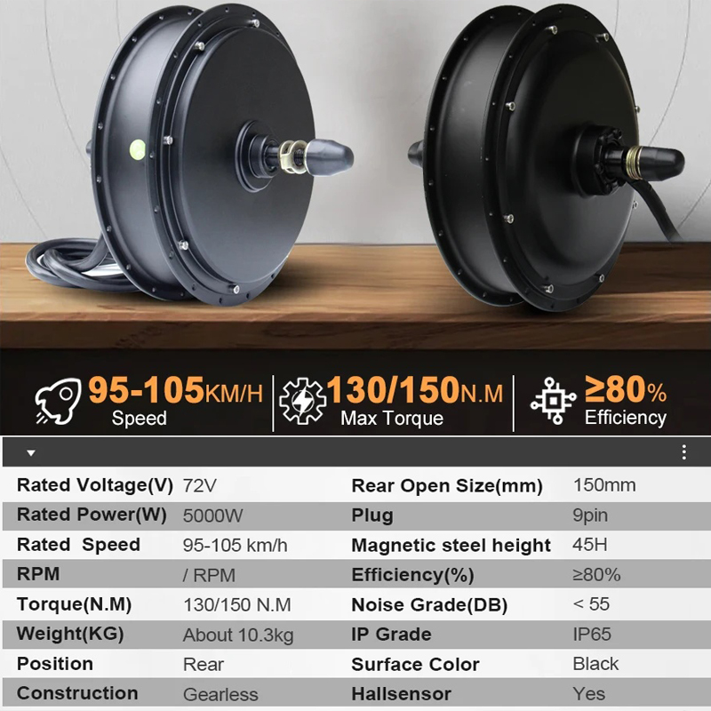 72V 5000W MTX39 전기 자전거 모터 휠 10 - Motorcycle Gear Cycle 리뷰 및 가격