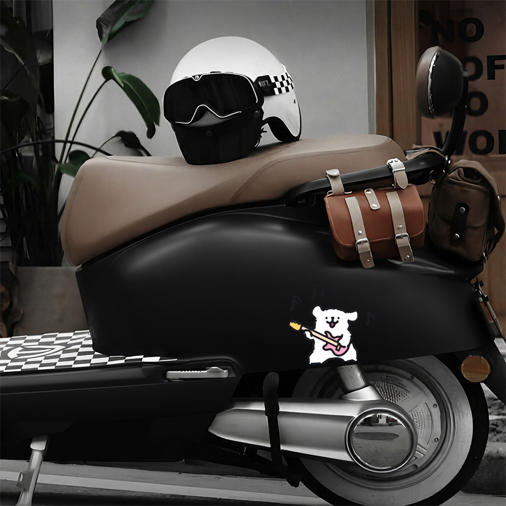 자동차 맞춤형 앞 유리 스티커 귀여운 라인 개 말티즈  - Motorcycle Gear Dogs 리뷰 및 가격