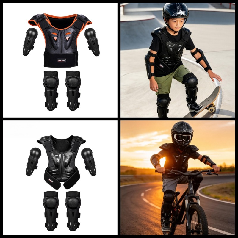 어린이용 전신 보호대 모토크로스 아머 재킷 가슴 척추  - Chest Protector Armor 리뷰 및 가격