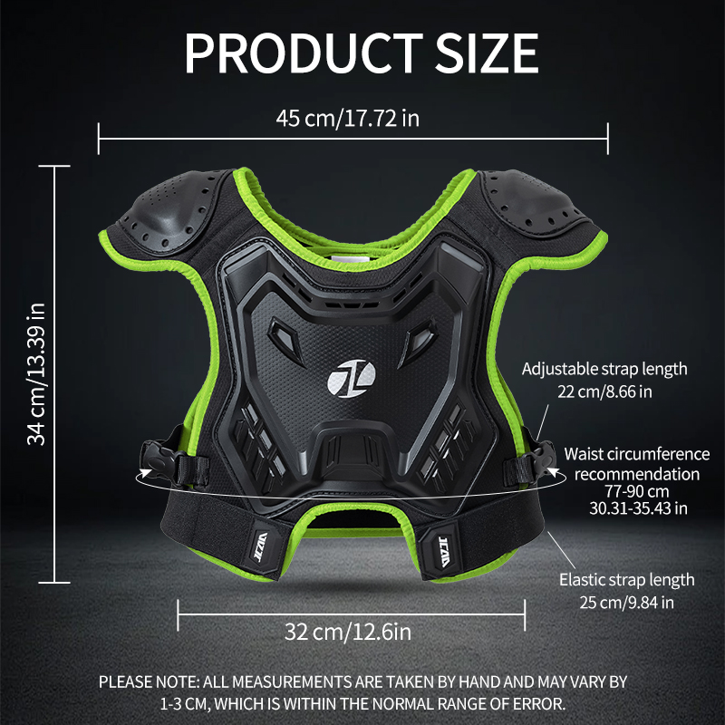 어린이용 오토바이 아머 조끼, 모토크로스 MTB BMX - Chest Protector Armor 리뷰 및 가격