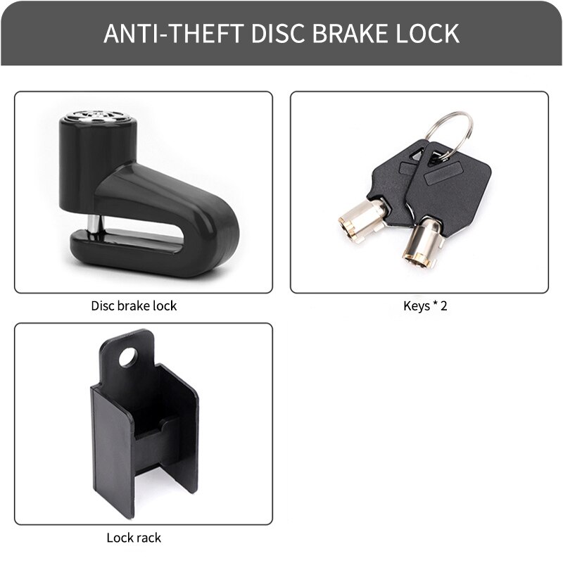 도난 방지 강철 오토바이 디스크 브레이크 잠금 장치 키 - Disc Lock Brake 리뷰 및 가격