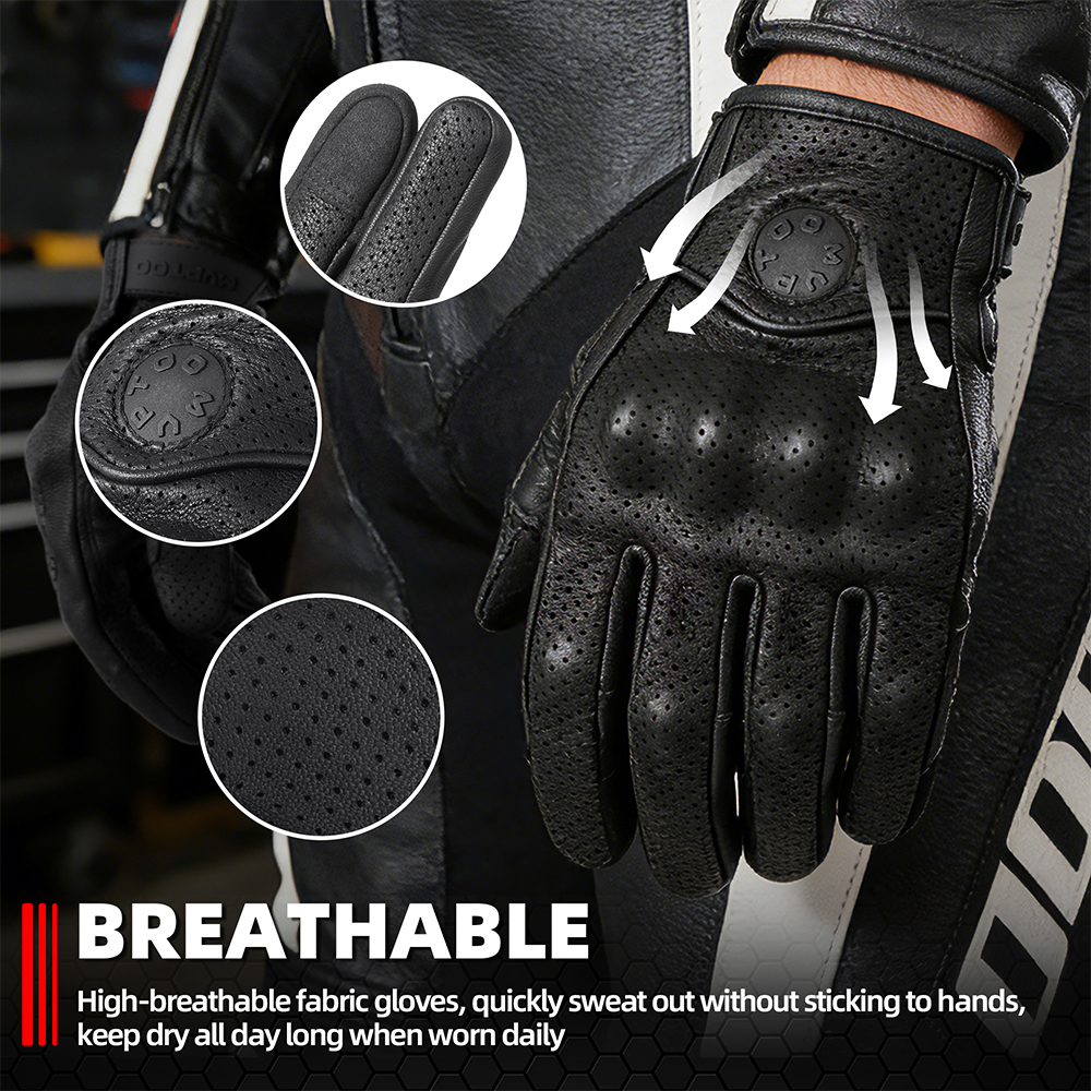야외 터치스크린 장갑 가죽 스포츠 사이클링 하이킹 사냥 - Motorcycle Gear Cycle 리뷰 및 가격