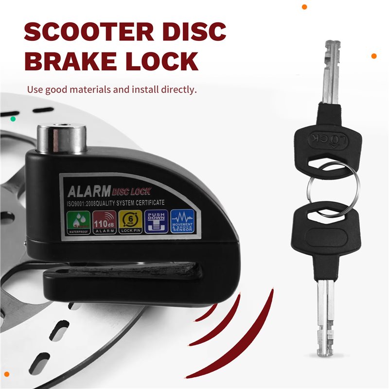 B92B-디스크 브레이크 잠금 방수 오토바이 스쿠터 자 - Disc Lock Brake 리뷰 및 가격