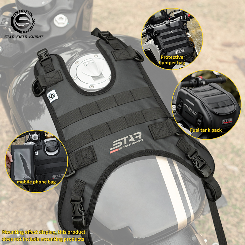 SFK 블랙 오토바이 오일 탱크 조끼, 다기능 방수 미 - Motorcycle Gear Wardrobe 리뷰 및 가격