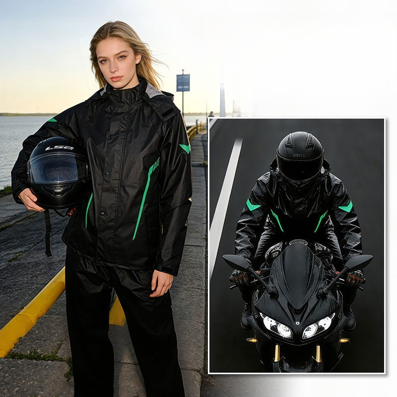 남성용 방수 레인슈트, 성인 테이크아웃 라이더를 위한  - Motorcycle Gear Full Suit 리뷰 및 가격