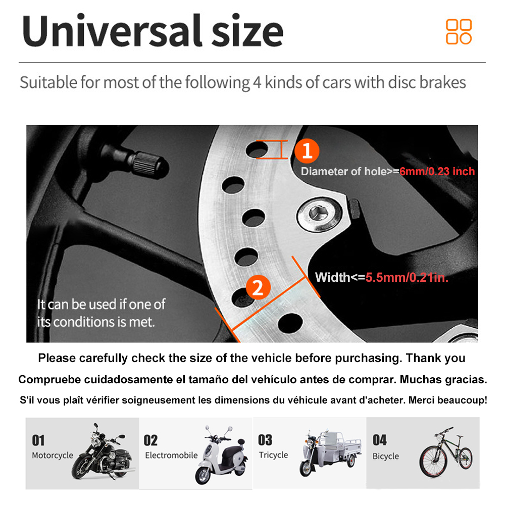 오토바이 자전거 알람 잠금장치 110dB 휠 디스크 브 - Disc Lock Brake 리뷰 및 가격
