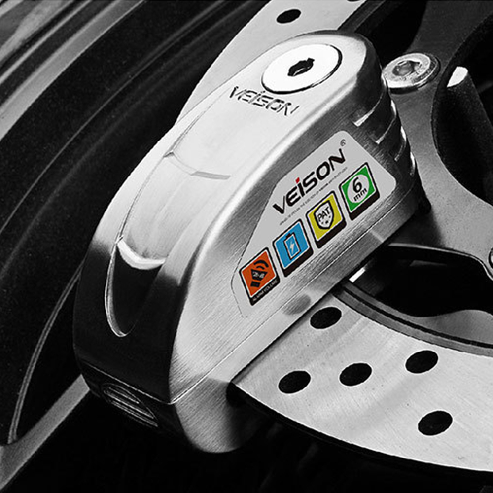 오토바이 알람 잠금 자전거 디스크 잠금 경고 130DB - Disc Lock Brake 리뷰 및 가격