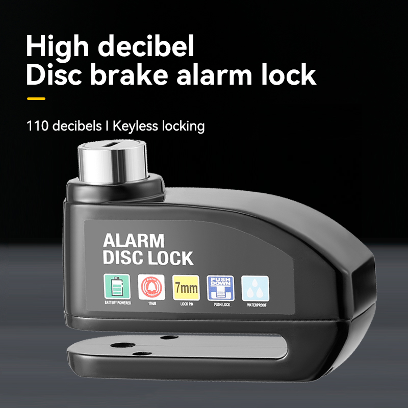 오토바이 알람 잠금 휠 디스크 브레이크 키 포함 모터바 - Disc Lock Brake 리뷰 및 가격