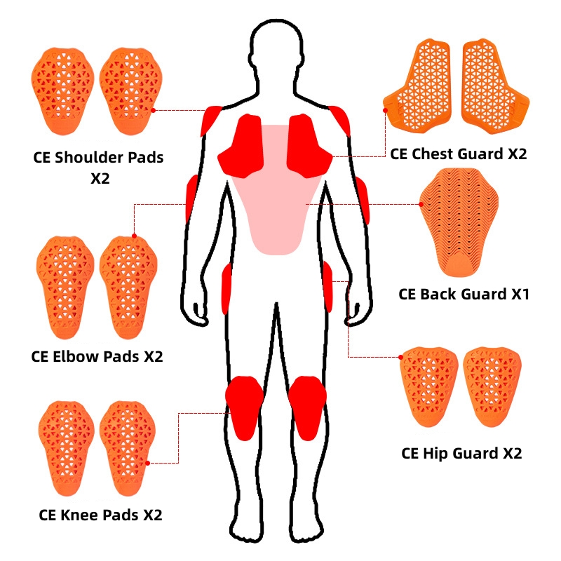 소프트 CE 레벨 1 오토바이 라이딩 아머 패드, 재킷 - Chest Protector Armor 리뷰 및 가격